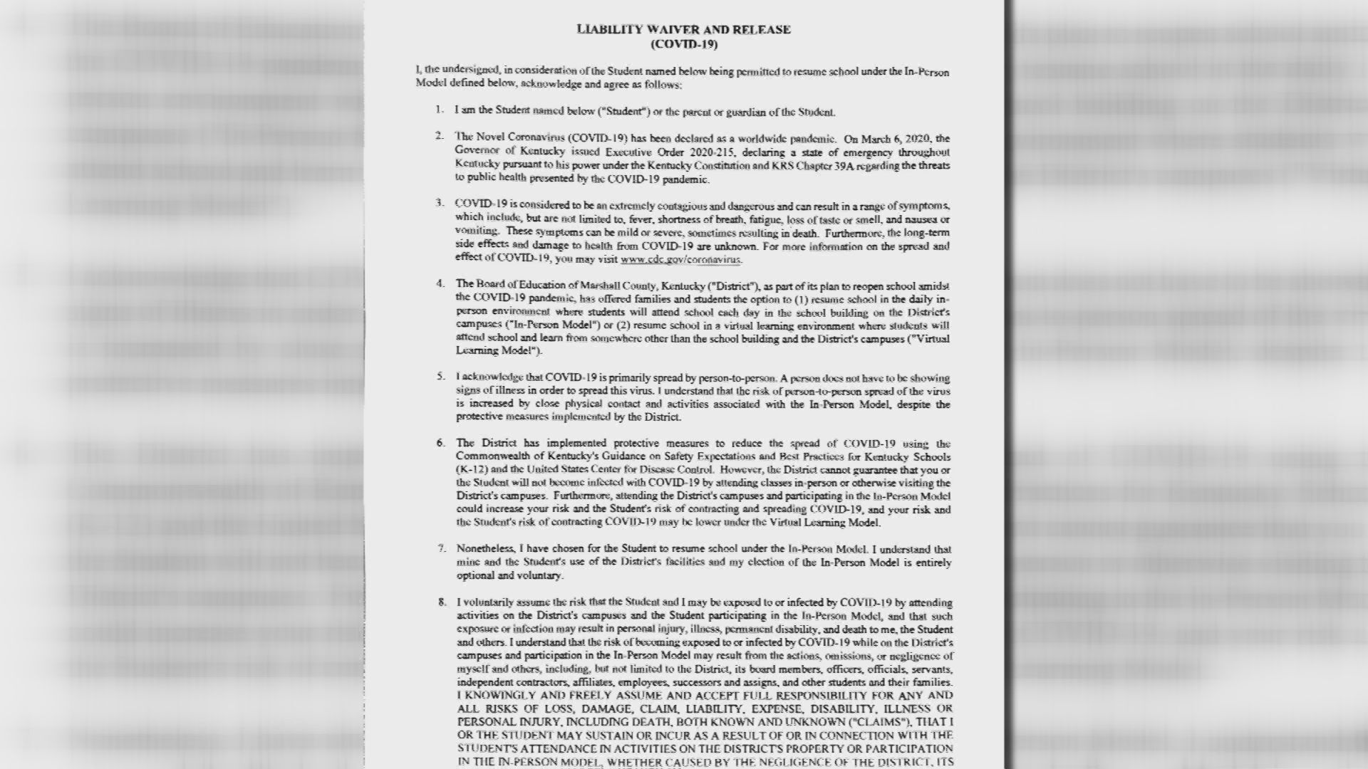 waiver